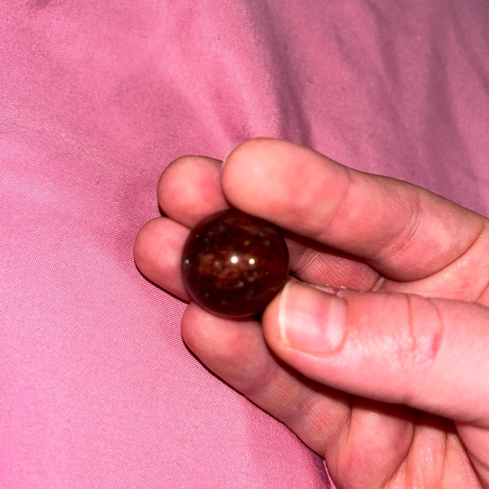 Fire Quartz Mini Crystal Sphere